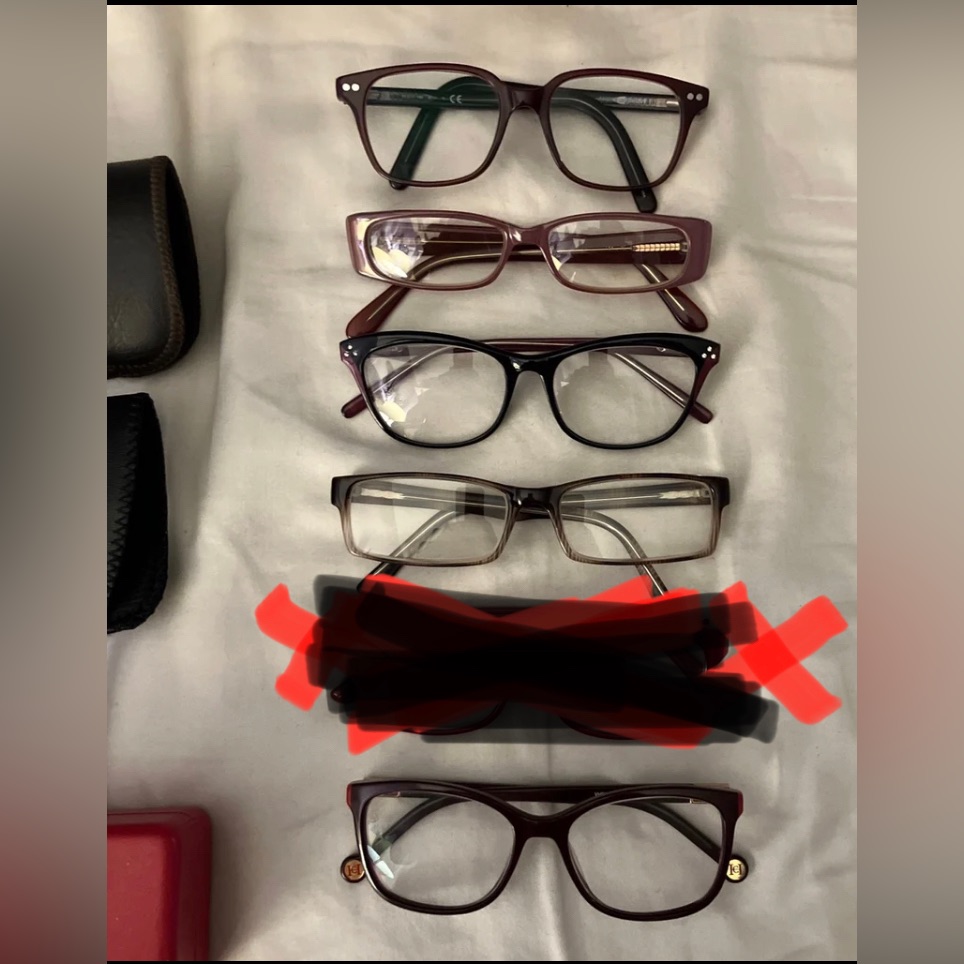 Stylish Eyeglasses Reading Bundle W Progressives Designer Frame-5 Glasses Total